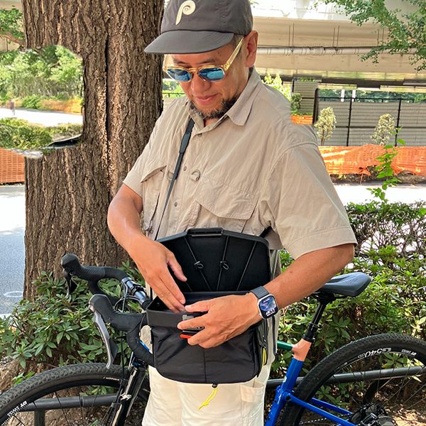 ROUTE WERKS ルートワークス/The Big Handlebar Bag ビッグハンドル